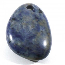 Pendentif galet plat en sodalite 4cm