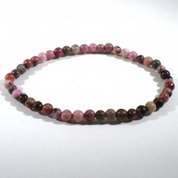 bracelet en rhodonite perles rondes 4mm