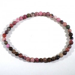 bracelet en rhodonite perles rondes 4mm