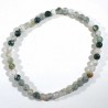 bracelet en agate arbre perles rondes 4mm