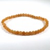 Bracelet en Aventurine orange perles rondes 4mm