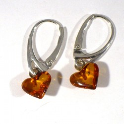 boucles d'oreilles cœurs en...