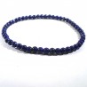 Bracelet en Lapis Lazuli perles rondes 4mm