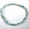 Bracelet en amazonite perles rondes 4mm