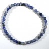 bracelet en sodalite boules 4mm