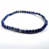 Bracelet en Lapis Lazuli perles rondes 4mm