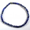 Bracelet en Lapis Lazuli perles rondes 4mm