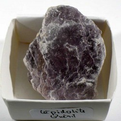 Lépidolite du Brésil - boite de collection 4cm