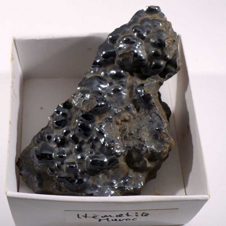 Hématite du Maroc - boite de collection 5cm