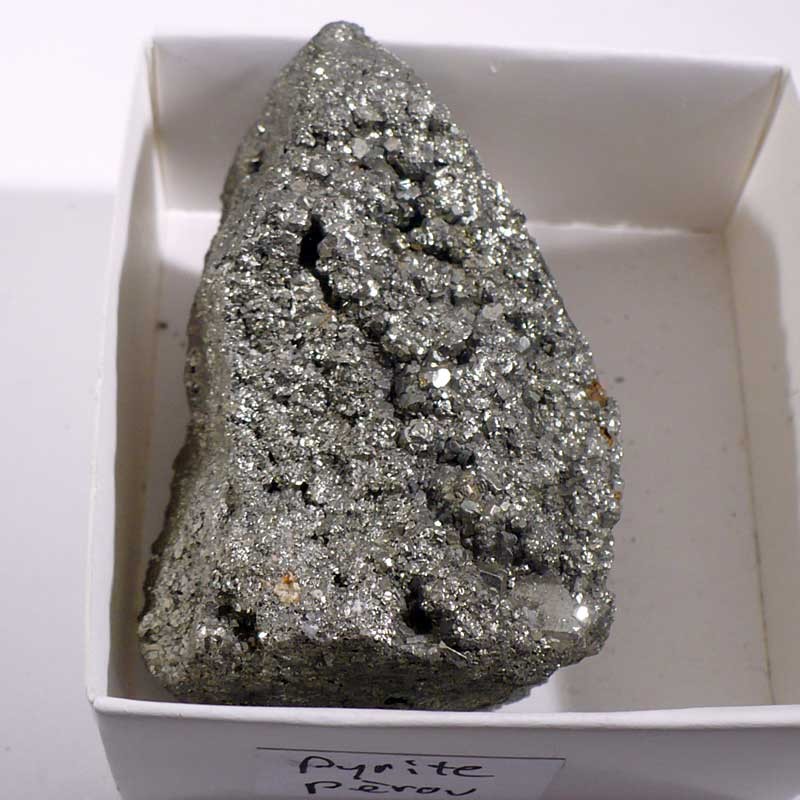 Pyrite du Pérou - boite de collection 5cm