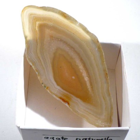 Agate naturelle du Brésil - boite de collection 4cm