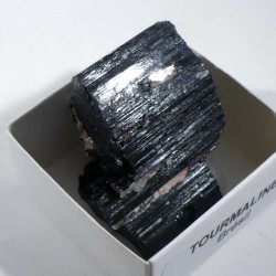 Tourmaline noire du Brésil - boite de collection 4cm