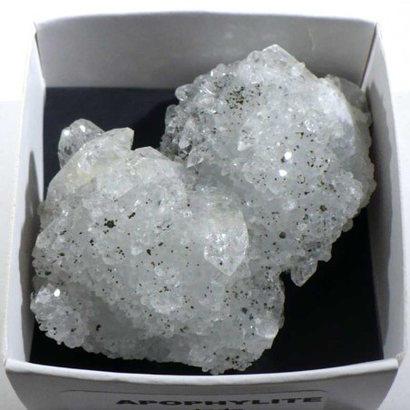 Apophyllite d'Inde - boite de collection 5cm