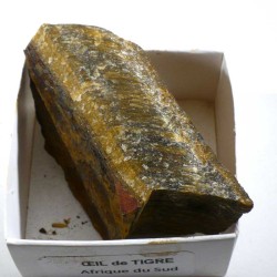 Oeil de tigre d'Afrique du sud - boite de collection 5cm