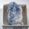 Calcite bleue du Mexique - boite de collection 5cm