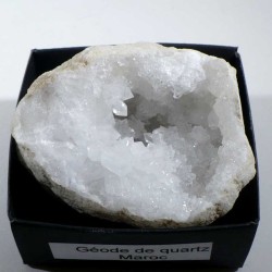 Géode de Quartz du Maroc - boite de collection 5cm