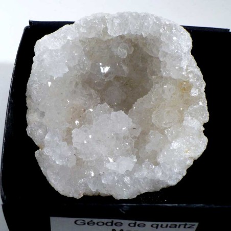 Géode de quartz du Maroc - boite de collection 6cm