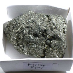 Pyrite du Pérou - boite de collection 6cm