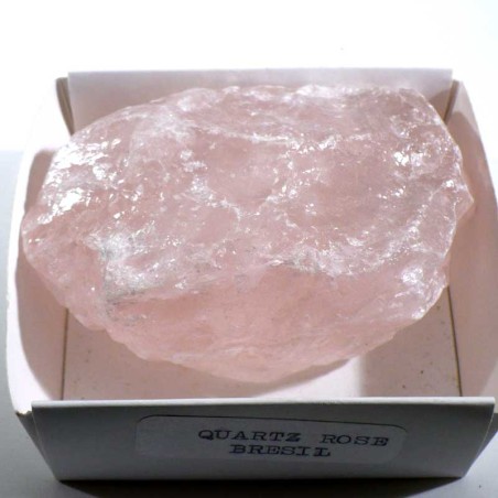 Quartz rose du Brésil - boite de collection 6cm Quartz rose du Brésil - boite de collection 6cm