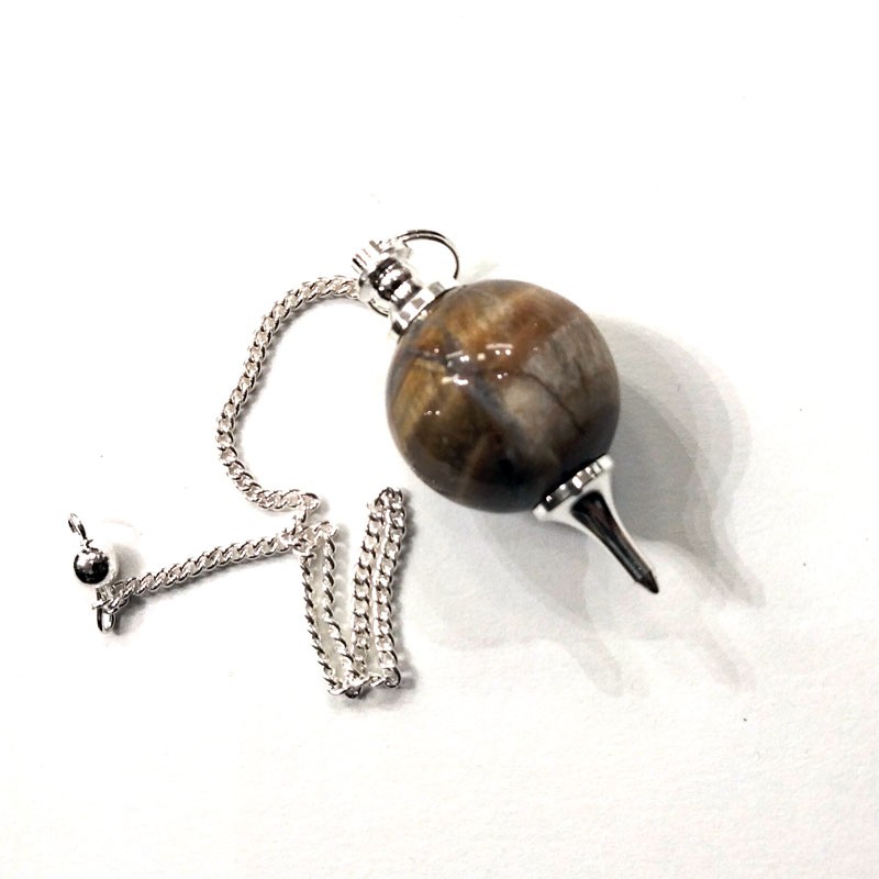 pendule sephoroton en oeil de tigre