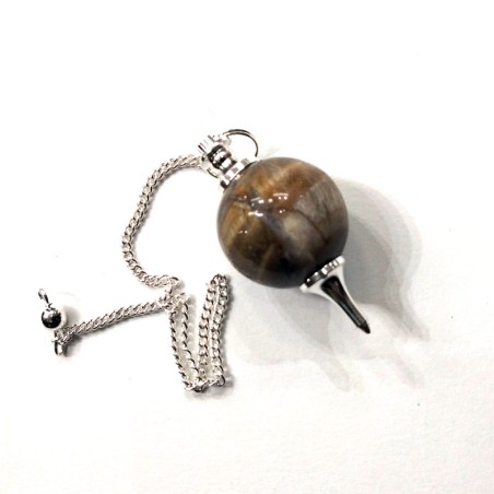 pendule sephoroton en oeil de tigre