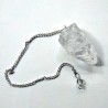 pendule brut en cristal de roche 4cm