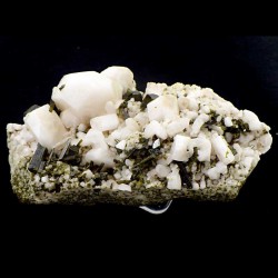 Epidote sur Albite de Madagascar