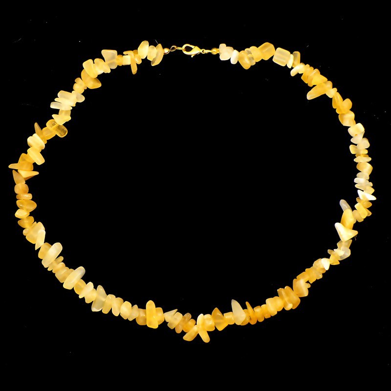 Collier baroque Calcite orange Collier baroque Calcite orange