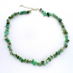 Collier baroque Chrysoprase