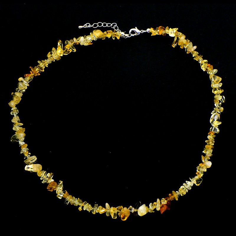 Collier baroque Citrine 42 cm