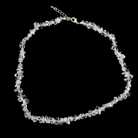 Collier baroque Cristal de roche 42 cm