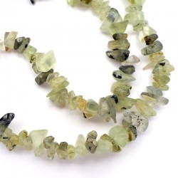 Collier baroque Prehnite 42 cm