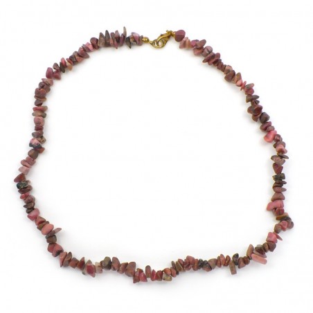 Collier baroque Rhodonite 42 cm