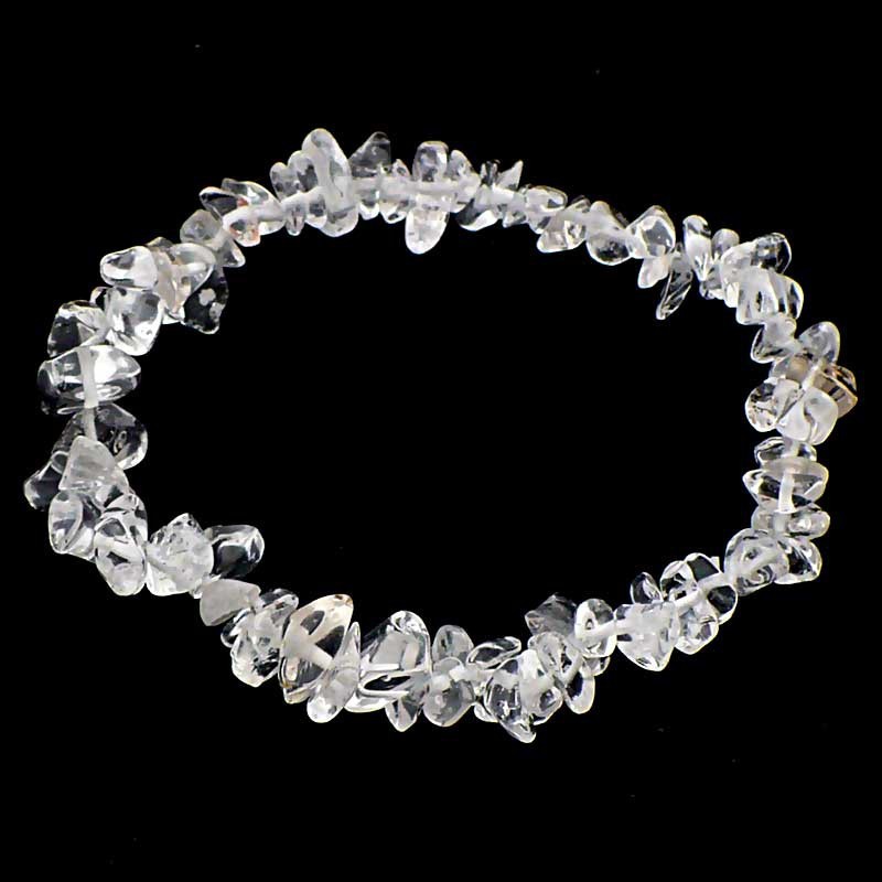 bracelet baroque en cristal de roche