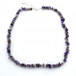 Collier baroque Charoïte
