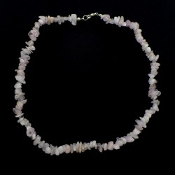 Collier baroque morganite 42cm