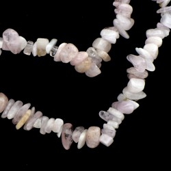 Collier baroque morganite 42cm