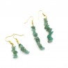 Boucles d'oreilles baroque Aventurine