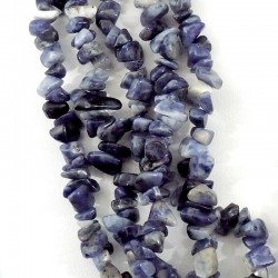 sautoir baroque en Sodalite 90cm