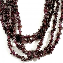 Sautoir baroque Grenat extra 90cm