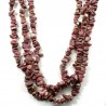 sautoir baroque en rhodonite 90cm