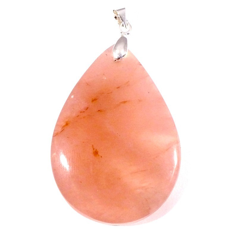 Pendentifs en quartz rose 4cm