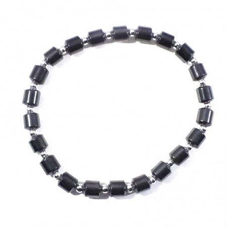 Bracelet Hématite tubes