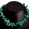 collier en barrettes d'amazonite 42 cm