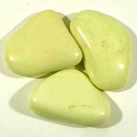 Chrysoprase citron de Tanzanie - pierres roulées
