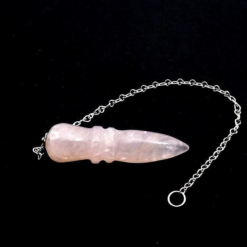 Pendule égyptien en Quartz rose 4cm