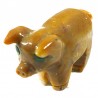 Cochon en stéatite du Pérou 4cm - animaux collection