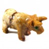 Taureau en stéatite du Pérou 4cm - figurine de collection