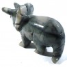 Tricératops en stéatite du Pérou 8cm - figurine de collection