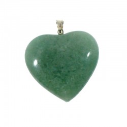 Pendentif coeur en aventurine